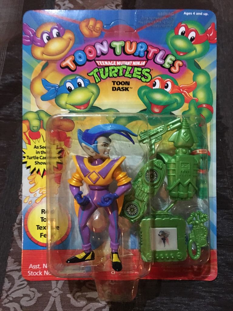 Toon Dask - Playmates Toys (Tmnt Toon Turtles) action figure collectible [Barcode 043377054016] - Main Image 1