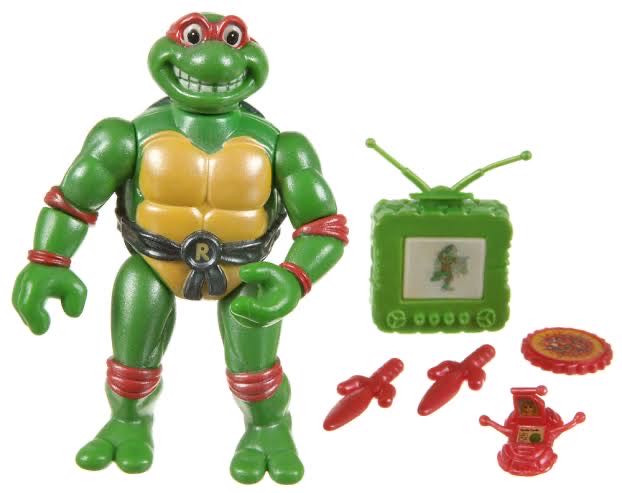 Toon Raph (No Checklist) - Playmates Toys (Teenage Mutant Ninja Turtles (1993)) action figure collectible [Barcode 043377054078] - Main Image 4