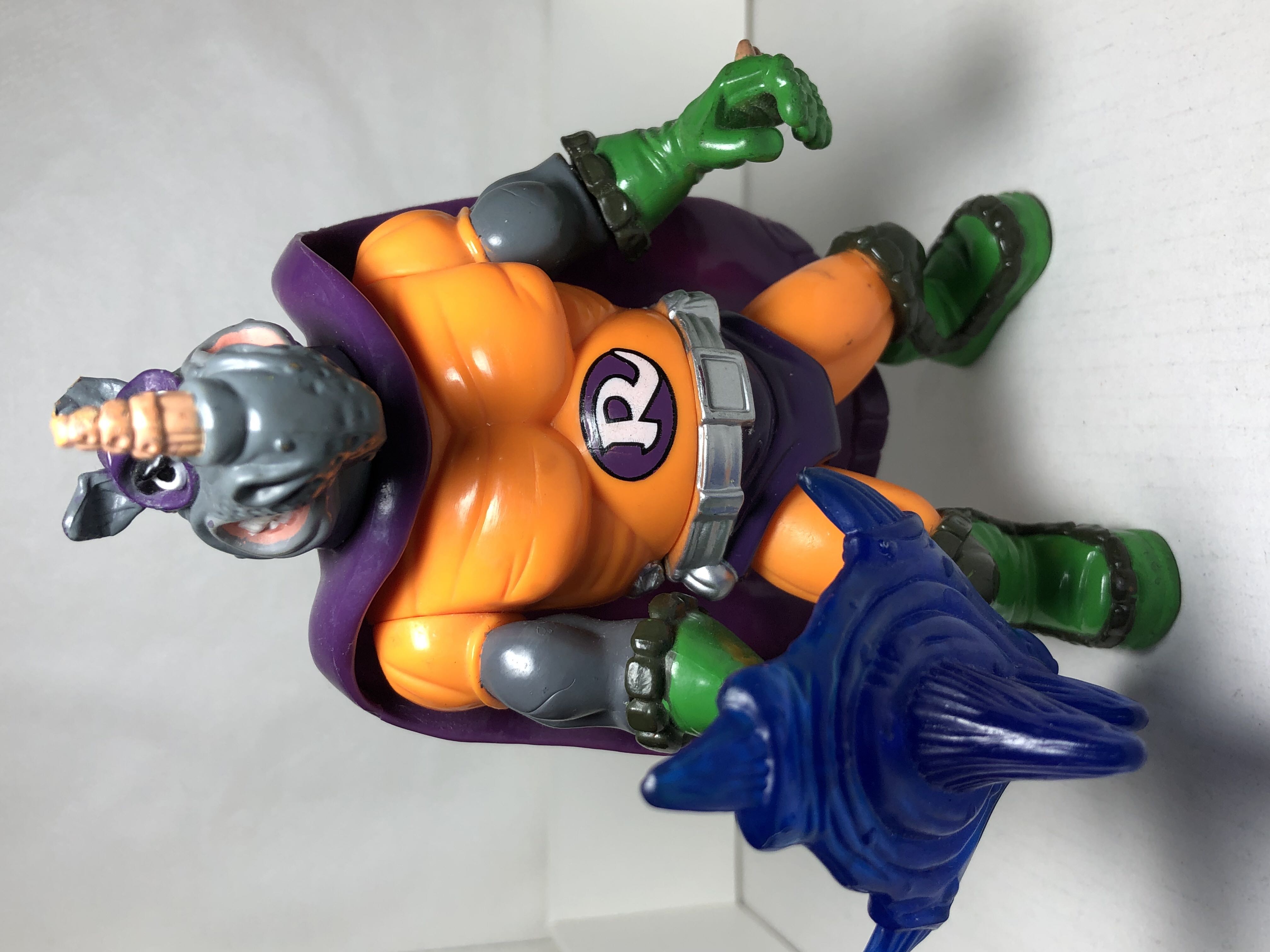 Rhinoman - Playmates Toys (Teenage Mutant Ninja Turtles Sewer Heroes) action figure collectible [Barcode 043377054245] - Main Image 4