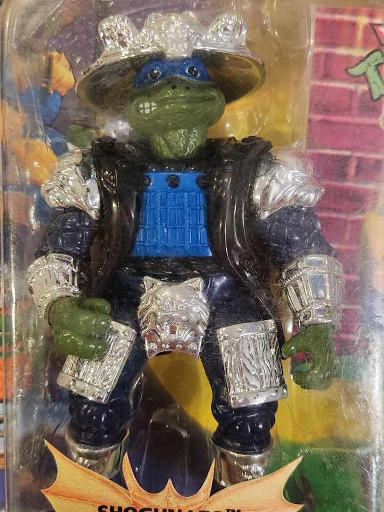 Shogun Leonardo (silver) - Playmates Toys (Teenage Mutant Ninja Turtles: Shogun Ninja) action figure collectible [Barcode 043377054313] - Main Image 3