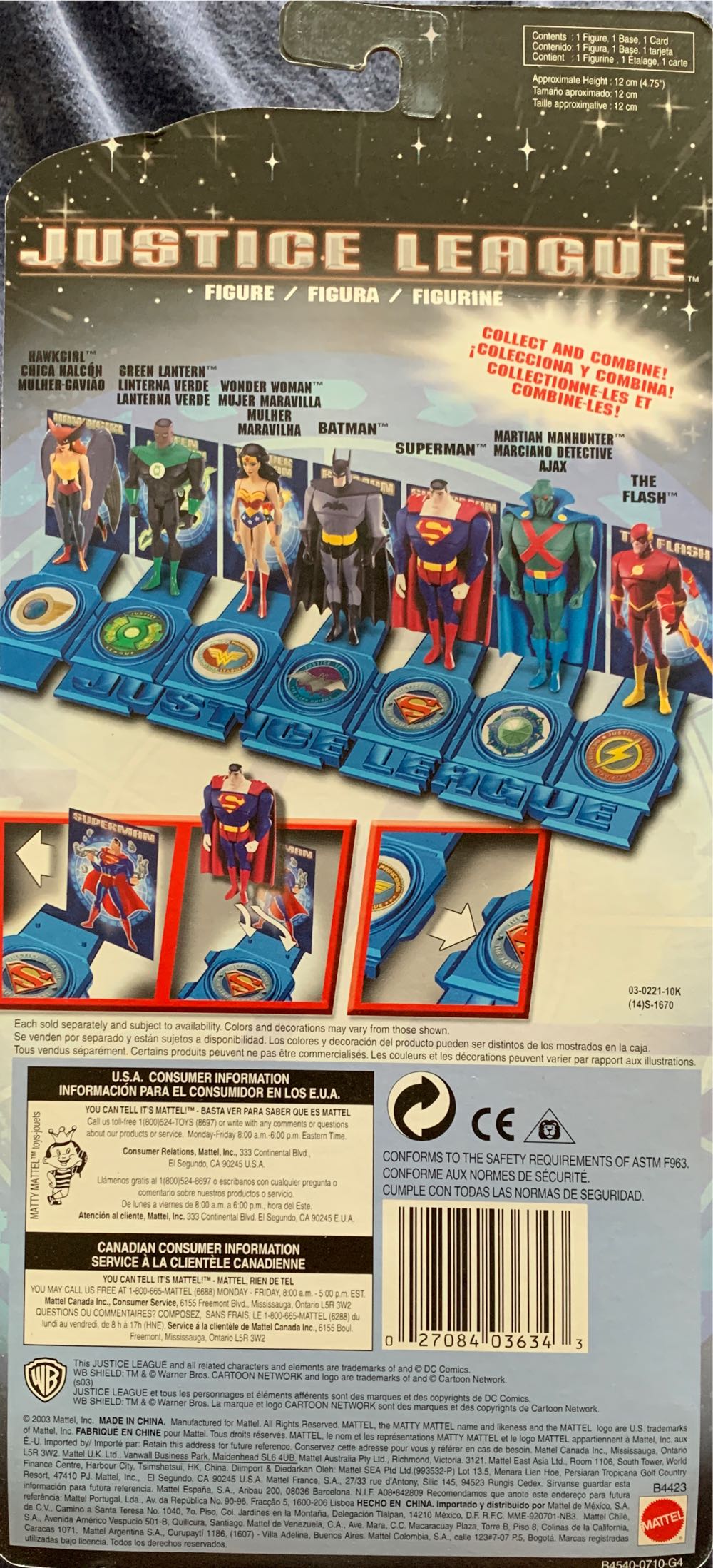 Justice League: Green Lantern - Mattel (Green Lantern) action figure collectible [Barcode 027084036343] - Main Image 3