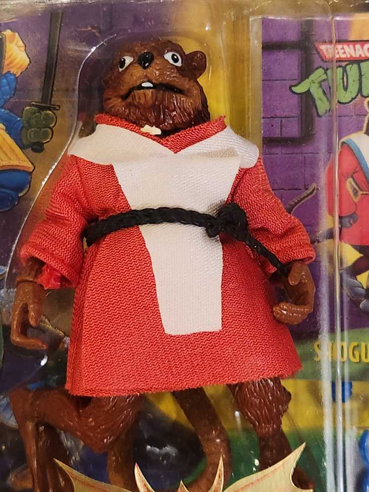 Shogun Splinter (Blue Accessories) (With Card) *Error Sticker* (Shogun DON) - Playmates Toys (Teenage Mutant Ninja Turtles: Shogun Ninja) action figure collectible [Barcode 043377054368] - Main Image 3