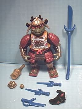 TMNT - Movie III - Samurai Raph - Playmates Toys (Teenage Mutant Ninja Turtles) action figure collectible [Barcode 043377054740] - Main Image 3