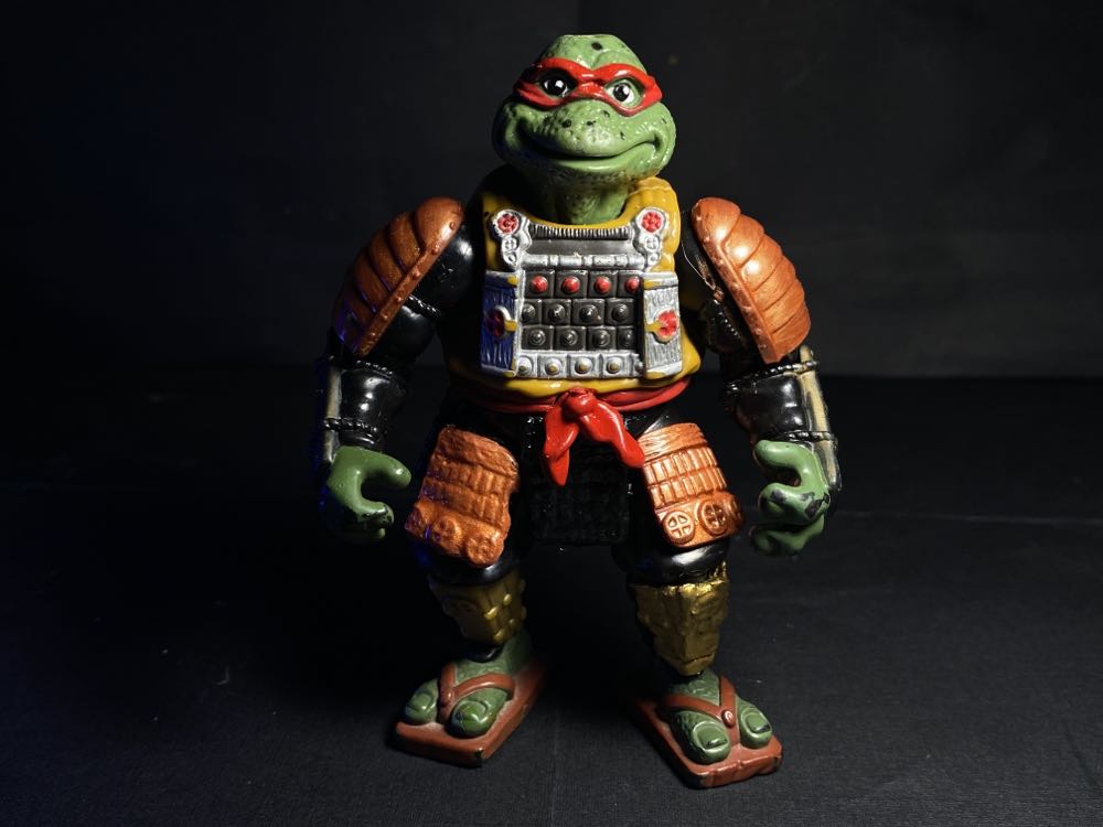 TMNT - Movie III - Samurai Raph - Playmates Toys (Teenage Mutant Ninja Turtles) action figure collectible [Barcode 043377054740] - Main Image 4