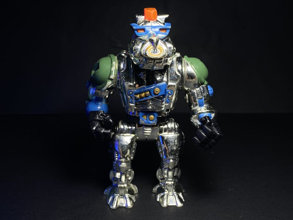 Robotic Bebop (Purple Accessories, W/Card And Coin) - Playmates Toys (Teenage Mutant Ninja Turtles (1994)) action figure collectible [Barcode 043377054962] - Main Image 4
