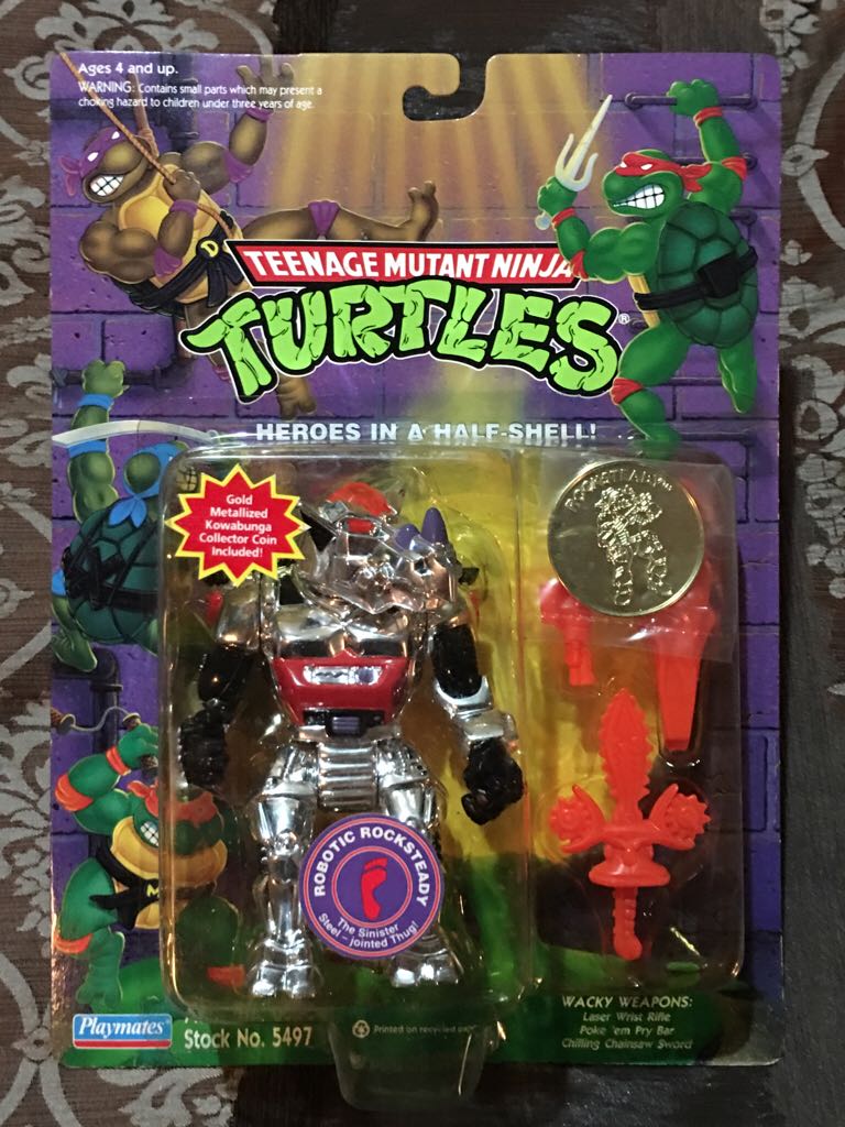 Robotic Rocksteady - Playmates Toys (Teenage Mutant Ninja Turtles) action figure collectible [Barcode 043377054979] - Main Image 1