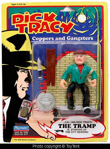 Steve The Tramp - Playmates (Dick Tracy) action figure collectible [Barcode 043377057116] - Main Image 2