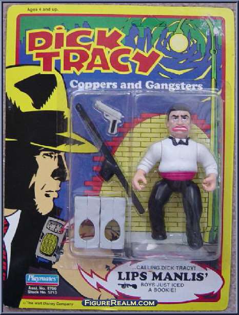Lips Manlis - Playmates (Dick Tracy: Coppers And Gangsters) action figure collectible [Barcode 043377057130] - Main Image 2
