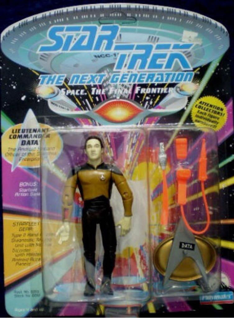 Playmates Star Trek The Next Generation Lieut. Cmdr. Data - Playmates (Star Trek: The Next Generation) action figure collectible [Barcode 043377060123] - Main Image 2