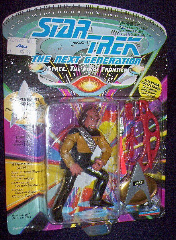 Lieutenant Worf - Playmates (Star Trek: The Next Generation) action figure collectible [Barcode 043377060130] - Main Image 2