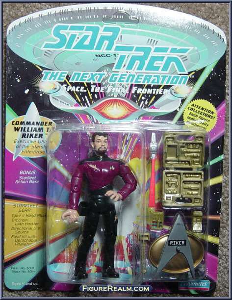 Commader William T Riker - Playmates (Star Trek TNG) action figure collectible [Barcode 043377060147] - Main Image 2