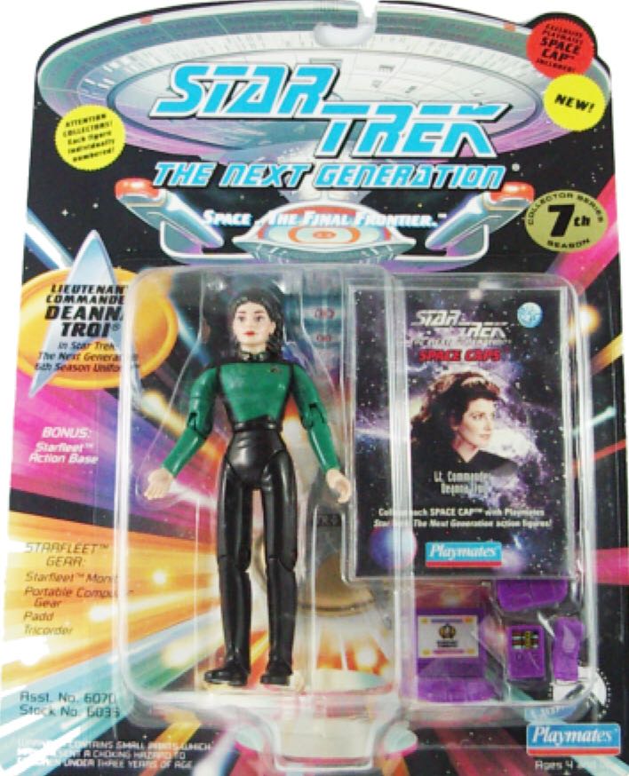 Lieutenant Commander Deanna Troi - Playmates Toys (Star Trek TNG) action figure collectible [Barcode 043377060352] - Main Image 2