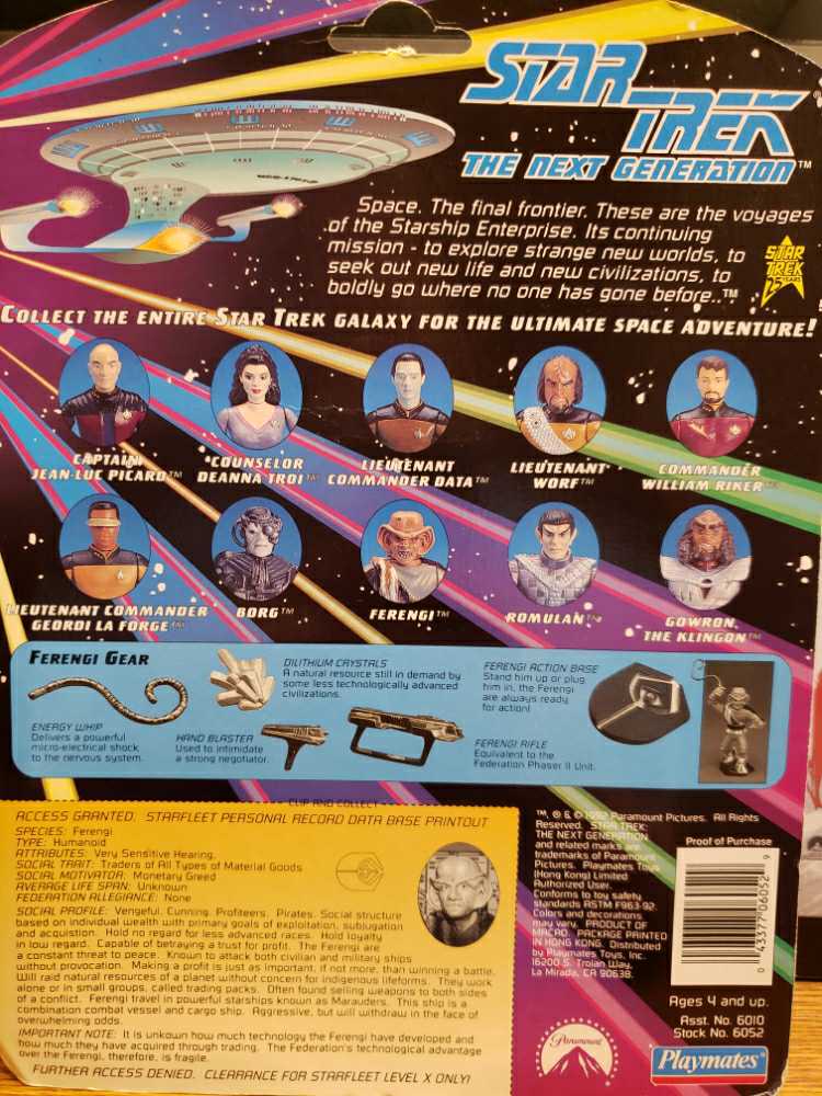 Ferengi - Playmates (Star Trek: The Next Generation) action figure collectible [Barcode 043377060529] - Main Image 3