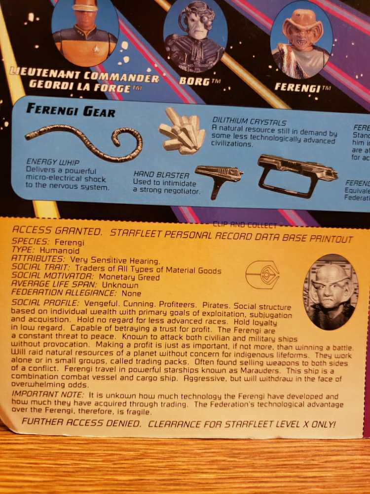 Ferengi - Playmates (Star Trek: The Next Generation) action figure collectible [Barcode 043377060529] - Main Image 4