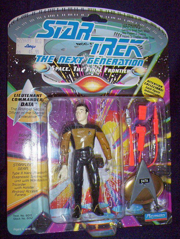 Lieutenant Commander Data - Playmates (Star Trek: The Next Generation) action figure collectible [Barcode 043377060727] - Main Image 2