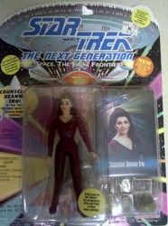 Star Trek TNG: Counselor Deanna Troi - Second Season Uniform - Playmates (Star Trek: The Next Generation) action figure collectible [Barcode 043377060765] - Main Image 1
