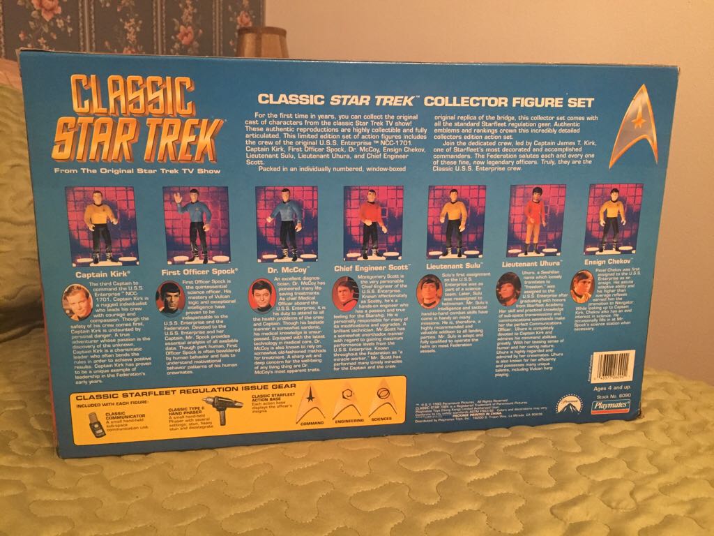 Playmates Toys Star Trek Original Series Crew Set - Playmates (Star Trek The Original Series) action figure collectible [Barcode 043377060901] - Main Image 2