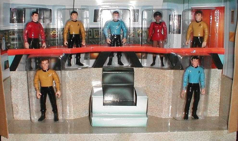 Playmates Toys Star Trek Original Series Crew Set - Playmates (Star Trek The Original Series) action figure collectible [Barcode 043377060901] - Main Image 4