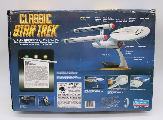 U.S.S. Enterprise NCC 1701 - Playmates (Star Trek Vehiculos) action figure collectible [Barcode 043377061168] - Main Image 4