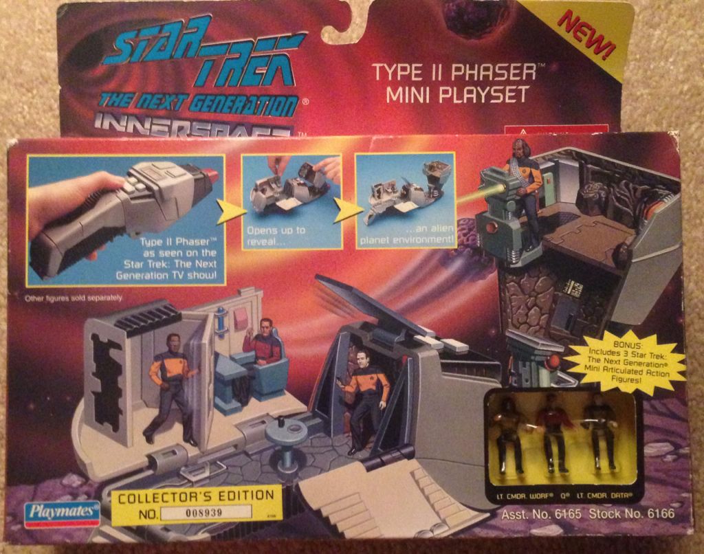 Type II Phaser Mini Playset - Playmates Toys (Star Trek Innerspace) action figure collectible [Barcode 043377061663] - Main Image 1
