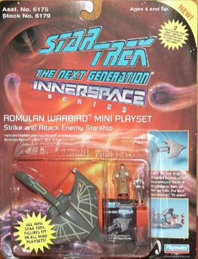 Romulan Warbird - Playmates Toys (Star Trek The Next Generation Innerspace) action figure collectible [Barcode 043377061793] - Main Image 1