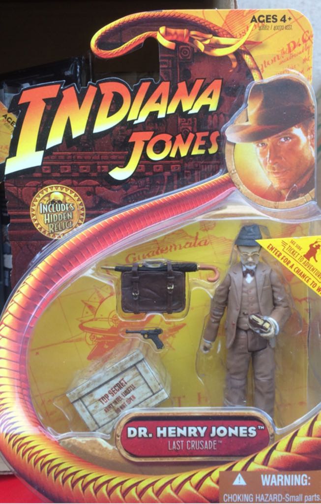 Dr. Henry Jones - Hasbro (Indiana Jones) action figure collectible [Barcode 005316000089] - Main Image 1