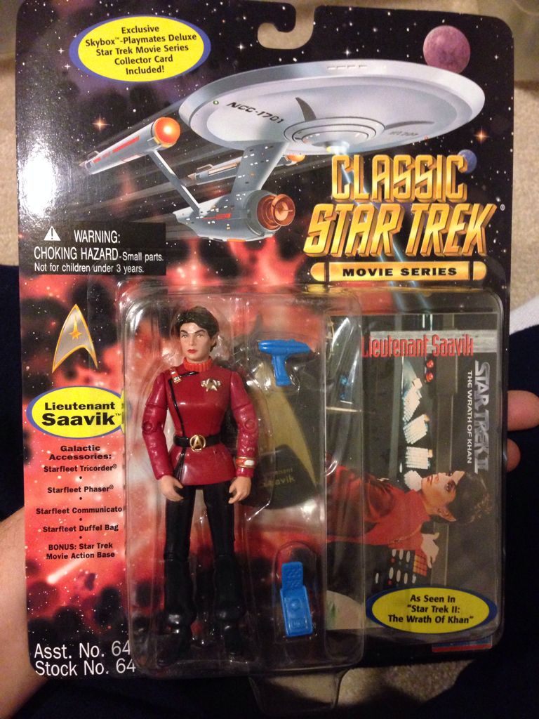 Lieutenant Saavik - Playmates (Classic Star Trek Movie Series) action figure collectible [Barcode 043377064602] - Main Image 1