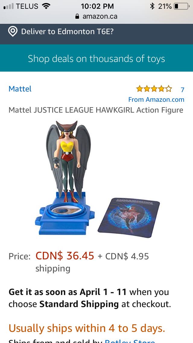 Hawkgirl Chica Halcon - Mattel (DC Justice League Mini) action figure collectible [Barcode 027084039153] - Main Image 3