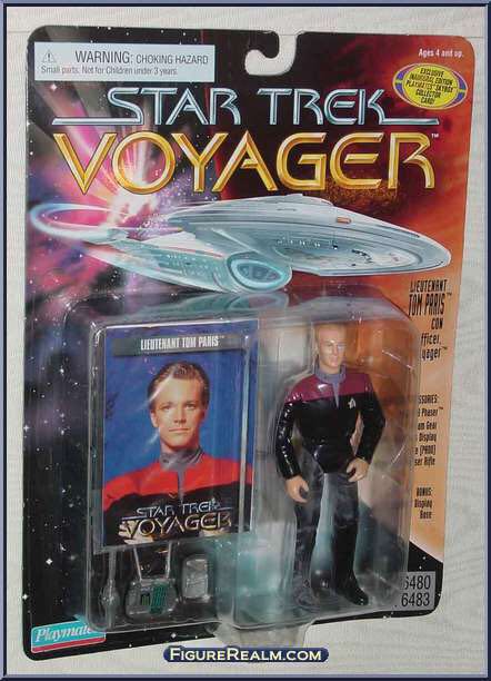 Star Trek Voyager - Lieutenant Tom Paris - Playmates (Star Trek Voyager) action figure collectible [Barcode 043377064831] - Main Image 2