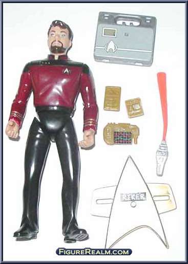 Star Trek Generations: Commander William Riker - Playmates (Star Trek) action figure collectible [Barcode 043377069195] - Main Image 2