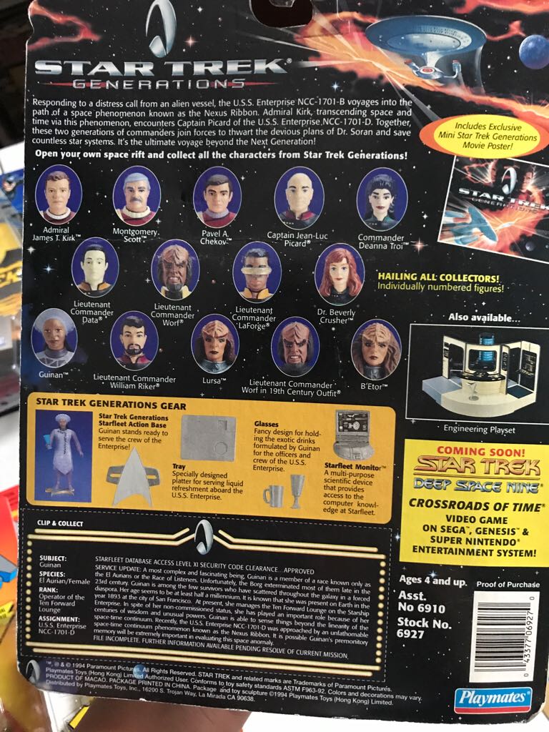 Generations Guinan - Playmates Toys (Star Trek Generations) action figure collectible [Barcode 043377069270] - Main Image 2
