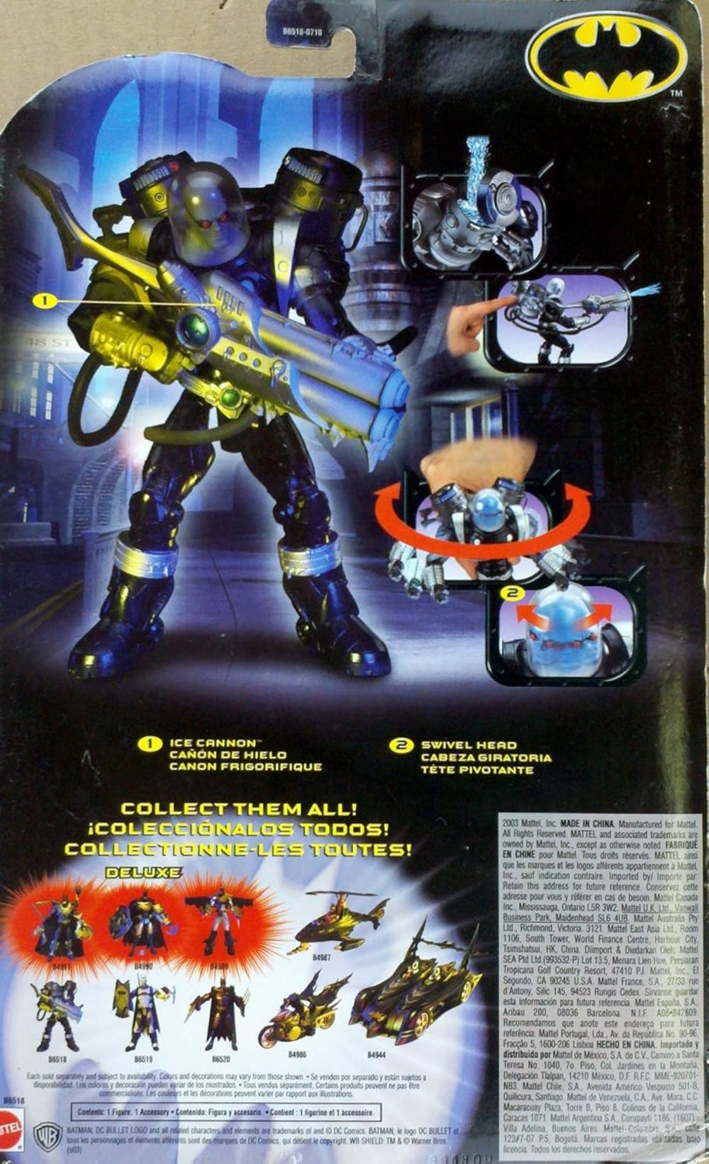 DC Batman Mr. Freeze Ice Cannon - Mattel (Batman) action figure collectible [Barcode 027084047677] - Main Image 4