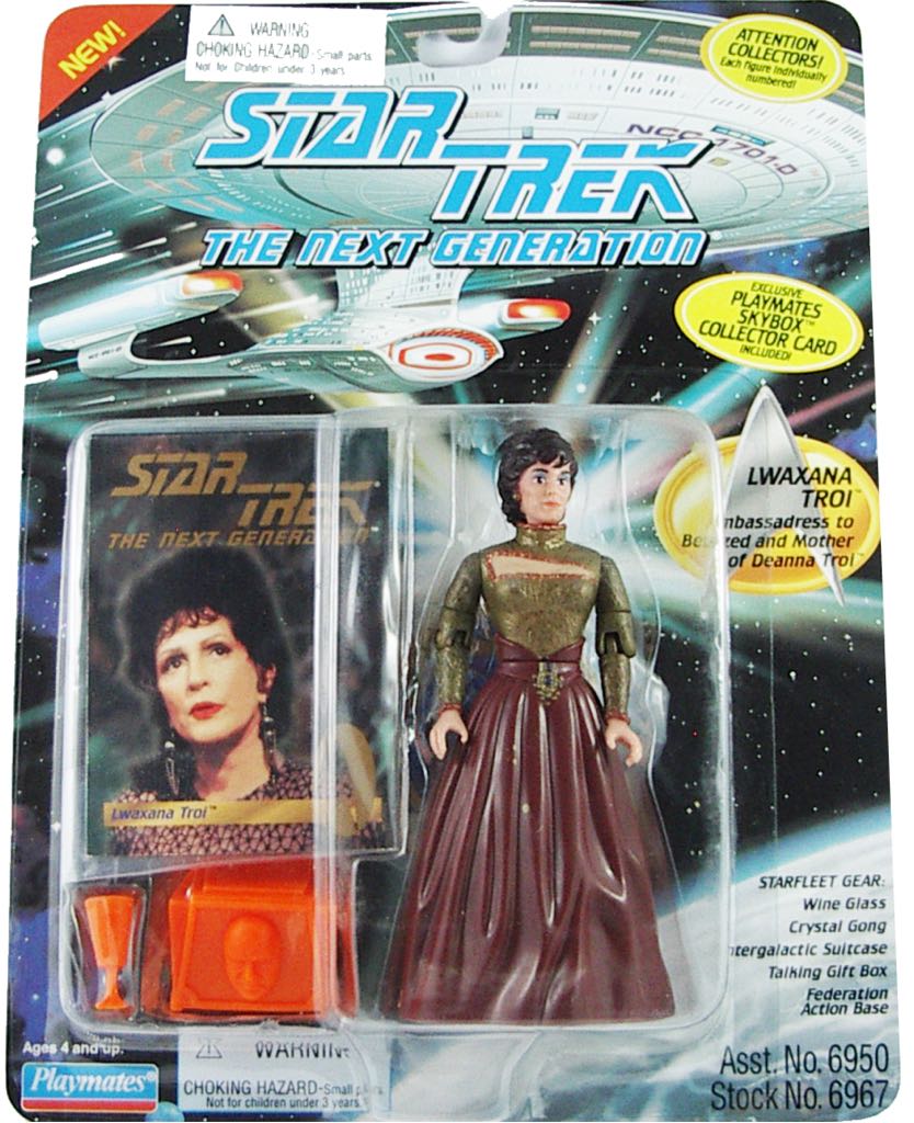 Lwaxana Troi - Playmates (Star Trek) action figure collectible [Barcode 043377069676] - Main Image 2