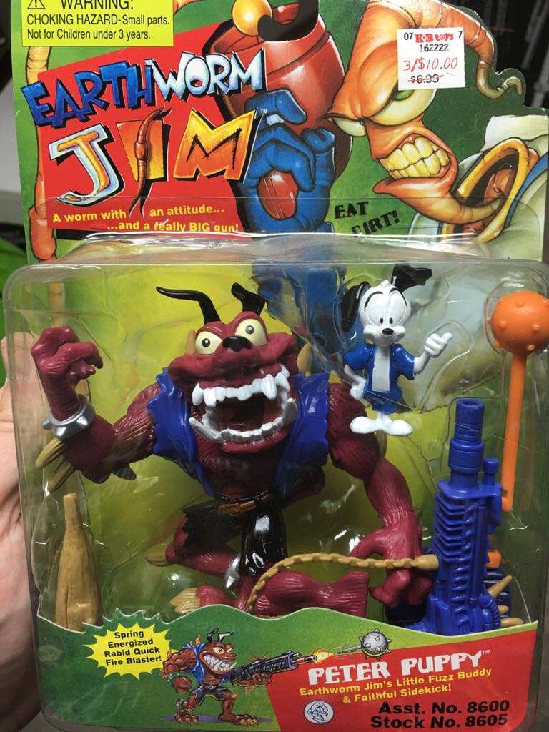 Peter Puppy - Playmates (Earthworm Jim) action figure collectible [Barcode 043377086055] - Main Image 1
