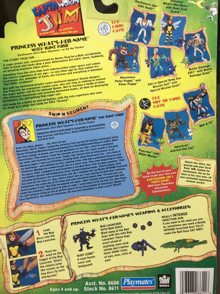 Princess What’s-Her-Name - Playmates (Earthworm Jim) action figure collectible [Barcode 043377086116] - Main Image 2