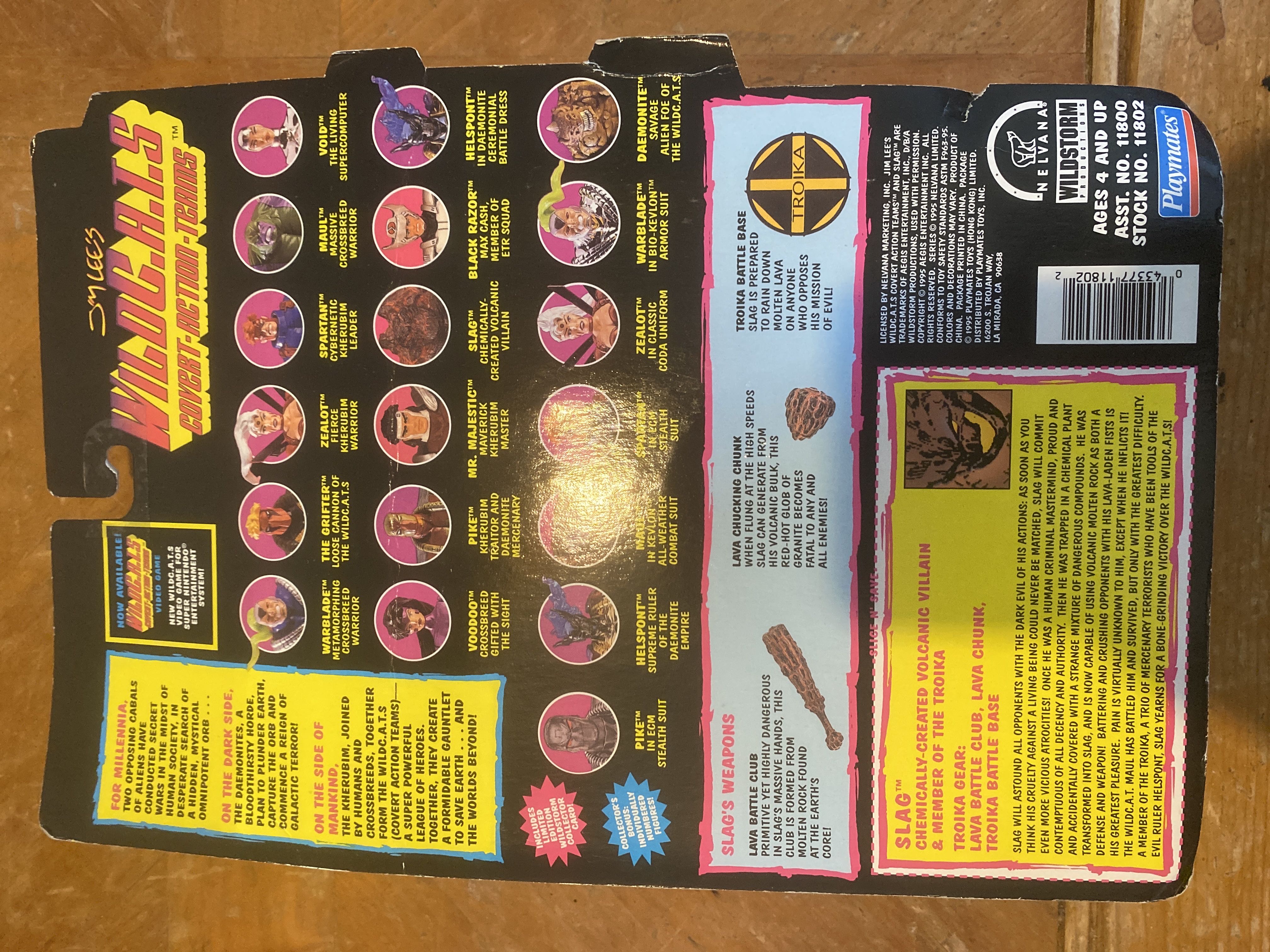 WildC.A.T.S - Playmates (Slag) action figure collectible [Barcode 043377118022] - Main Image 2