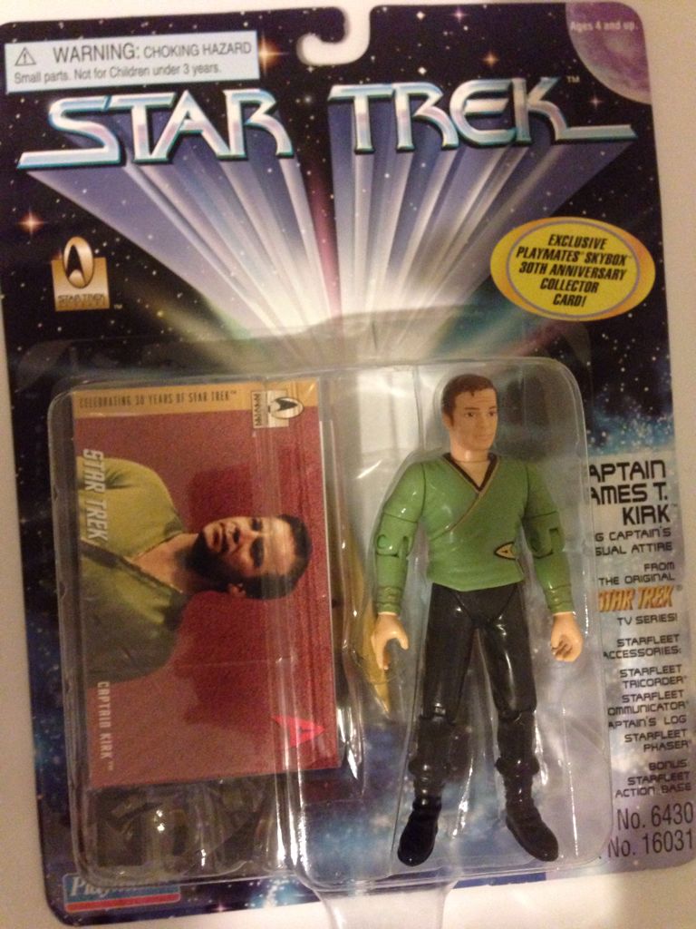 Captain James T. Kirk - Playmates (Star Trek) action figure collectible [Barcode 043377160311] - Main Image 2