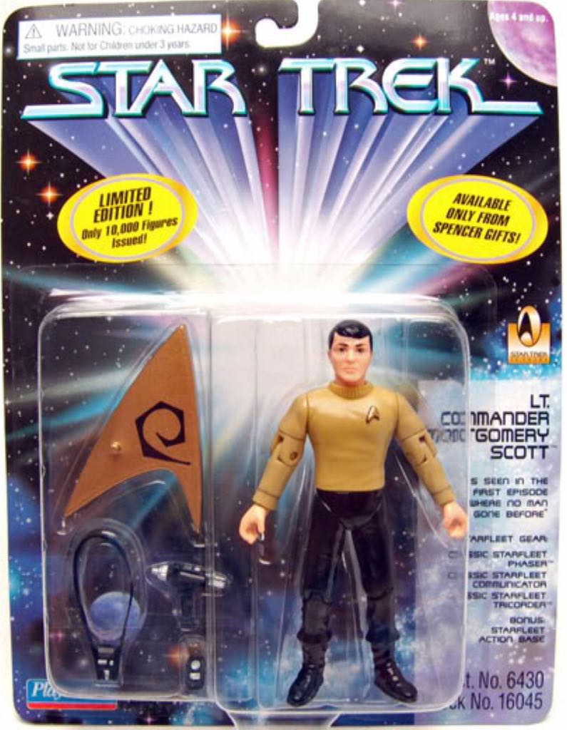 Lt. Commander Montgomery Scott - Playmates (Star Trek Mixed Series) action figure collectible [Barcode 043377160458] - Main Image 2