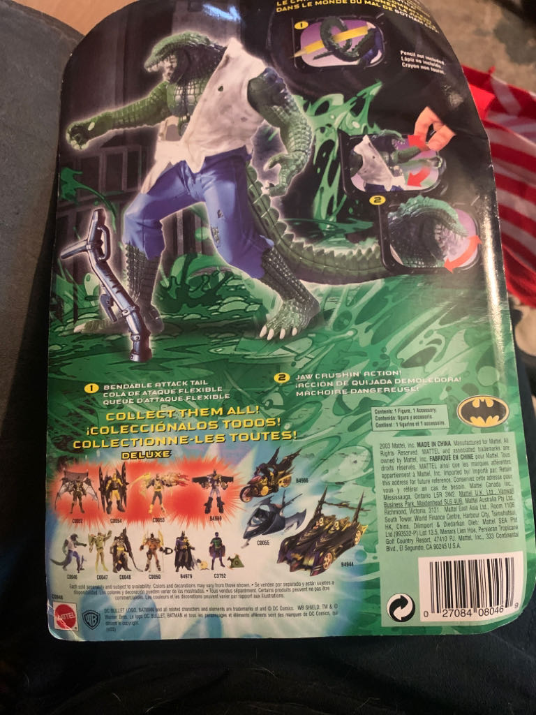 Batman Killer Croc - Mattel (Batman) action figure collectible [Barcode 027084080469] - Main Image 2