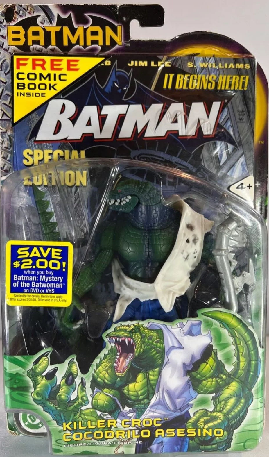 Batman Killer Croc - Mattel (Batman) action figure collectible [Barcode 027084080469] - Main Image 3