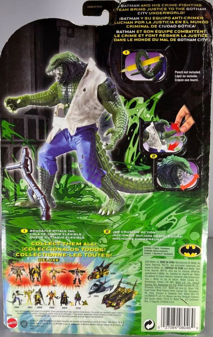 Batman Killer Croc - Mattel (Batman) action figure collectible [Barcode 027084080469] - Main Image 4