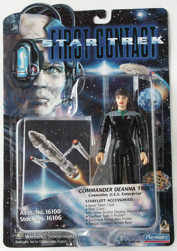 Commander Deanna Troi - Playmates (Star Trek First Contact) action figure collectible [Barcode 043377161066] - Main Image 1
