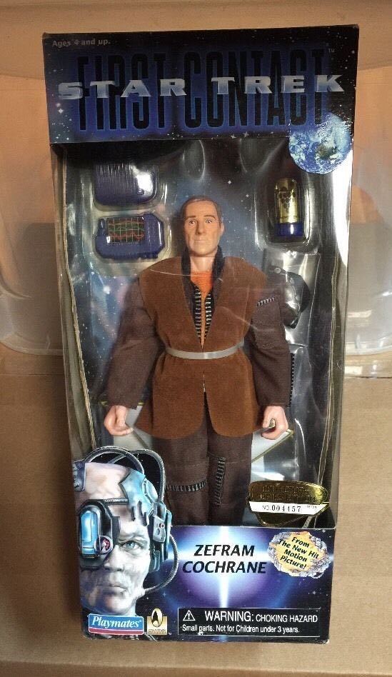 Zefram Cochrane - Playmates Toys (Star Trek First Contact) action figure collectible [Barcode 043377161349] - Main Image 3