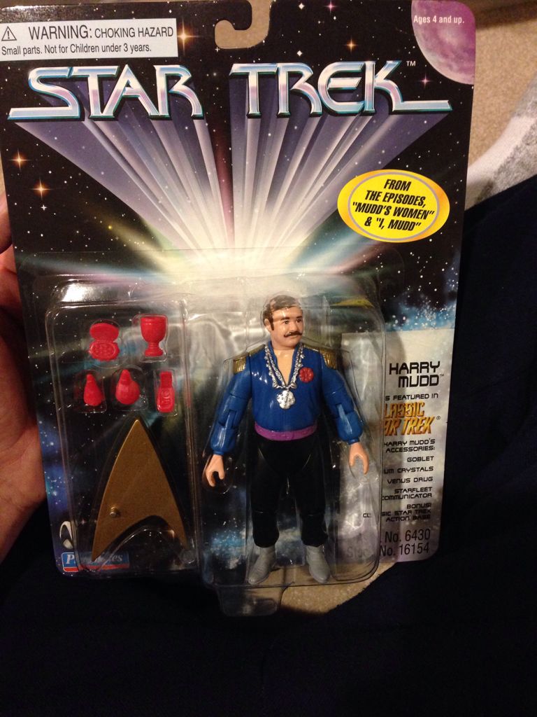 E - Star Trek Harry Mudd - Star Trek NM loose / complete - Playmates (Star Trek) action figure collectible [Barcode 043377161547] - Main Image 1