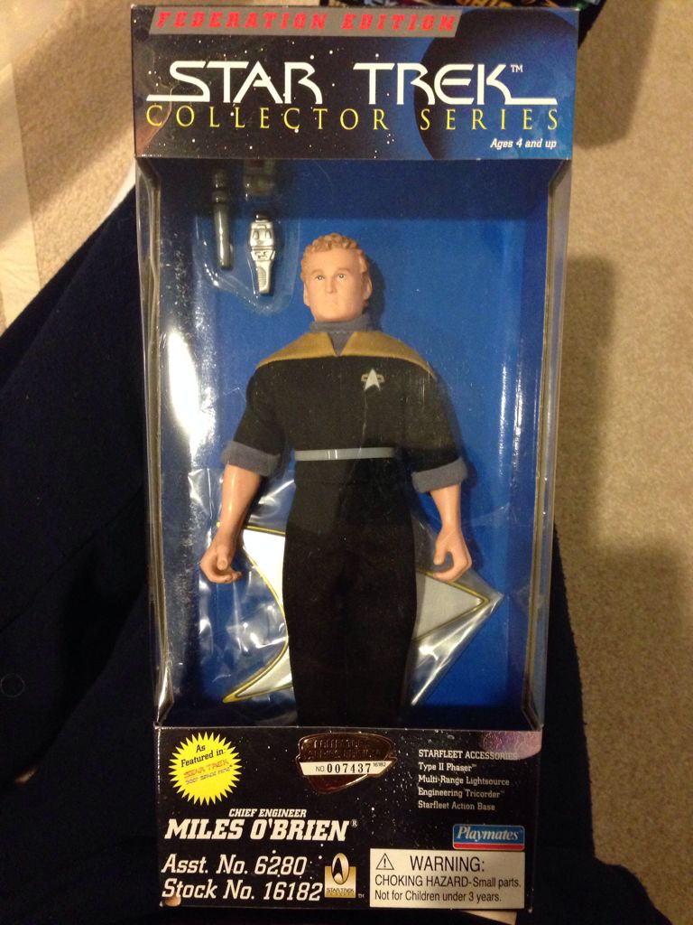 Miles O’Brien (Chief Engineer) - Playmates (Star Trek DS9) action figure collectible [Barcode 043377161820] - Main Image 2