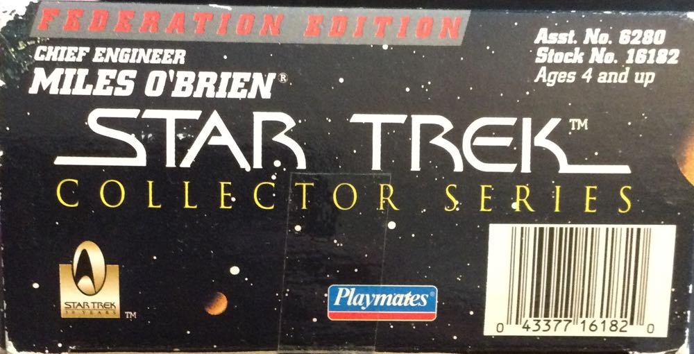 Miles O’Brien (Chief Engineer) - Playmates (Star Trek DS9) action figure collectible [Barcode 043377161820] - Main Image 3