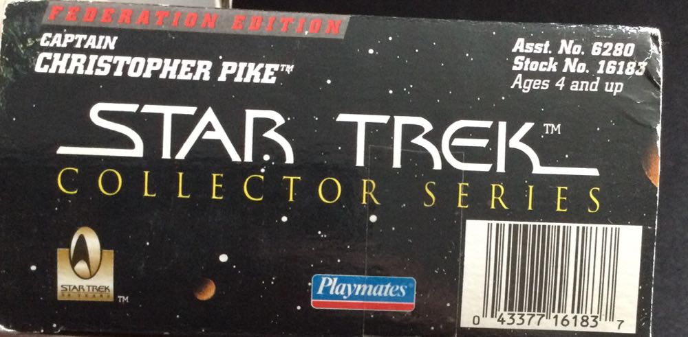 Christopher Pike - Playmates (Star Trek TOS) action figure collectible [Barcode 043377161837] - Main Image 3