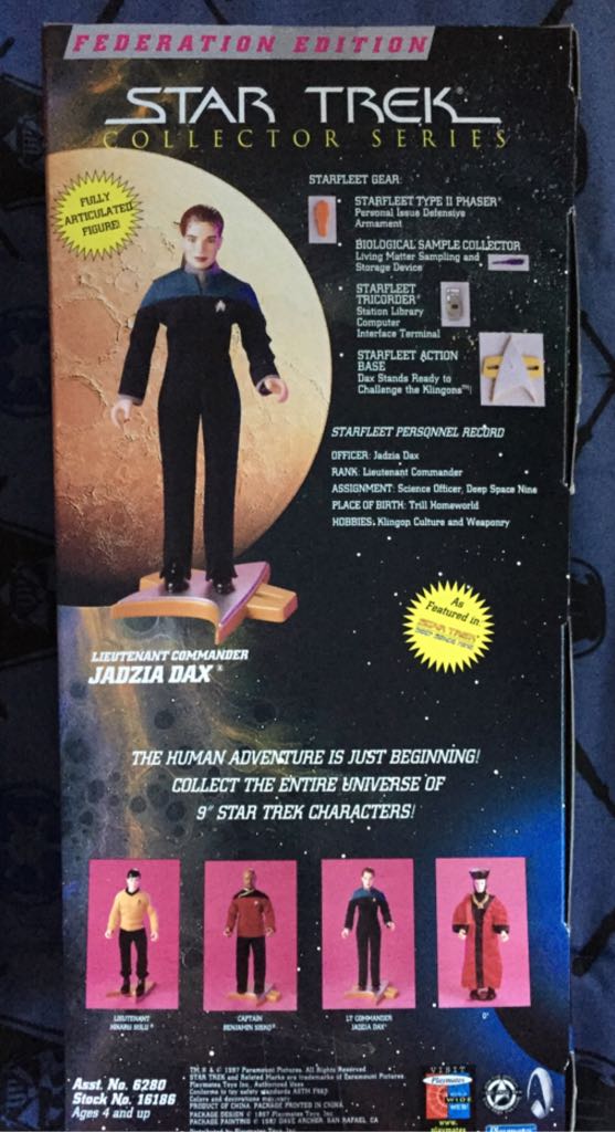 Star Trek CS Deep Space Nine Lt. Commander Jadzia Dax - Playmates Toys (Star Trek Collector Series) action figure collectible [Barcode 043377161868] - Main Image 2