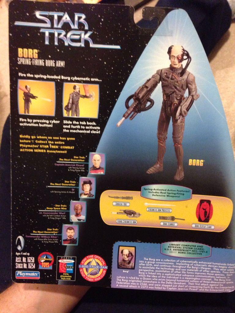 Borg - Playmates (Star Trex: Warp Factor) action figure collectible [Barcode 043377162544] - Main Image 2