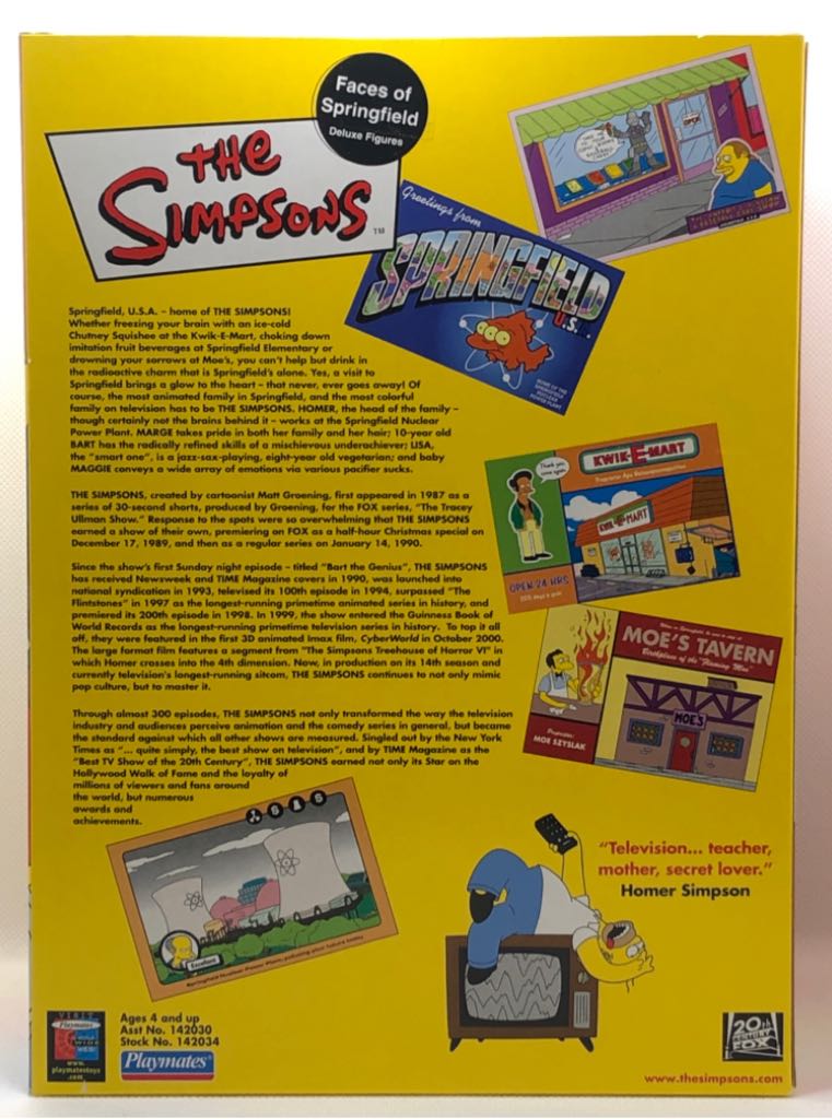 The Simpsons 7” Smithers - Playmates (Simpsons) (Simpsons) action figure collectible [Barcode 043377420347] - Main Image 2